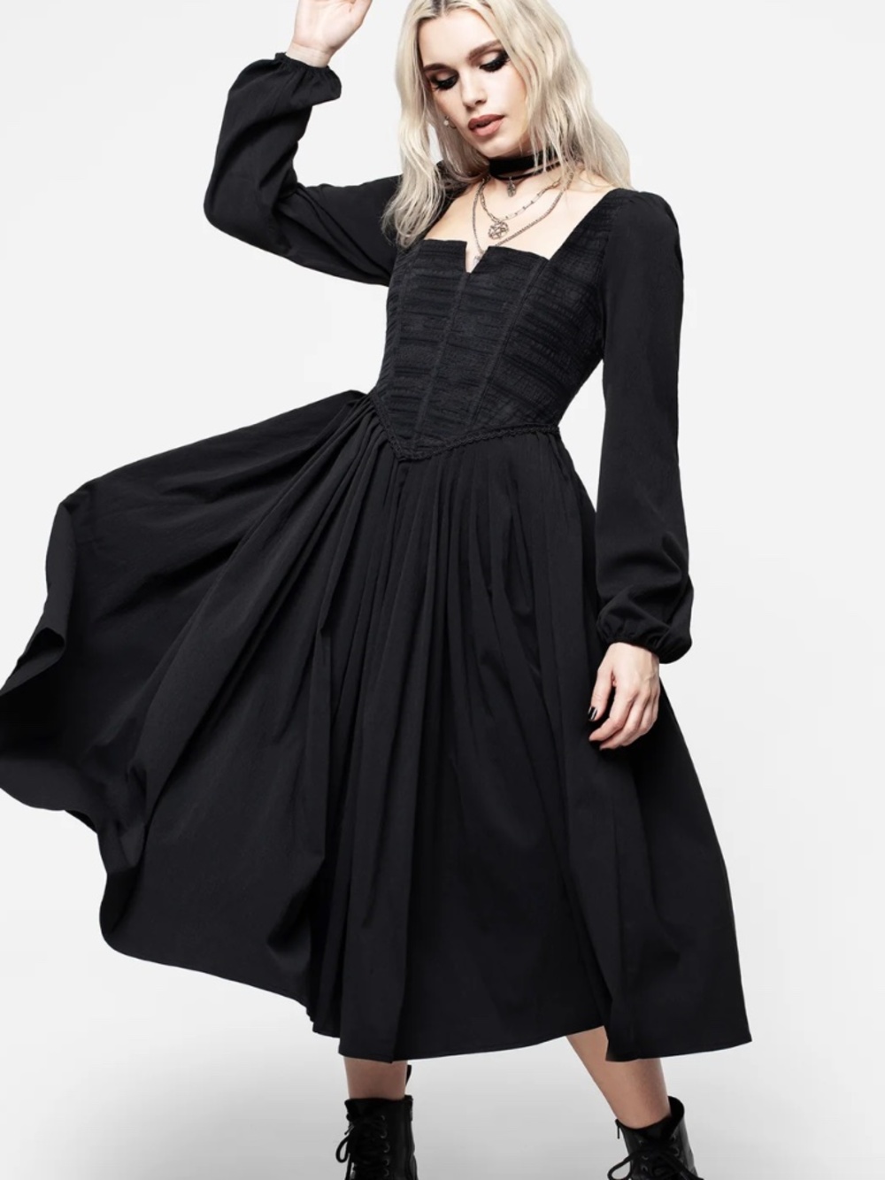 DISTURBIA Mina Corset Dress. Size 2 US (6 UK)